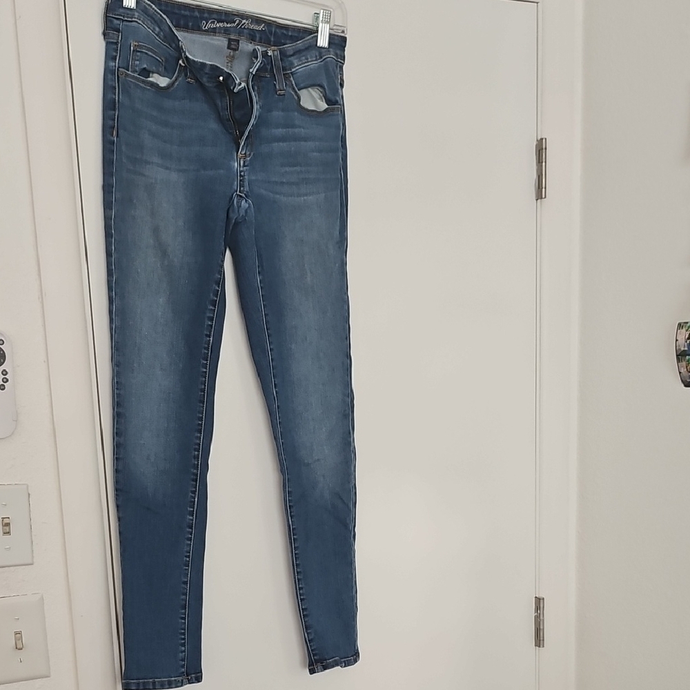 Universal Thread Women's Dark Blue Skinny Jeans